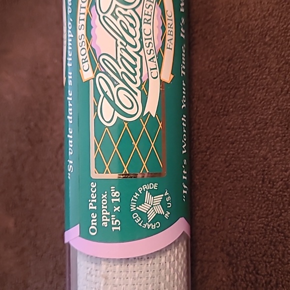 New Cross Stitch 14 count fiddlers cloth Sz 15" x 18" - Picture 5 of 6